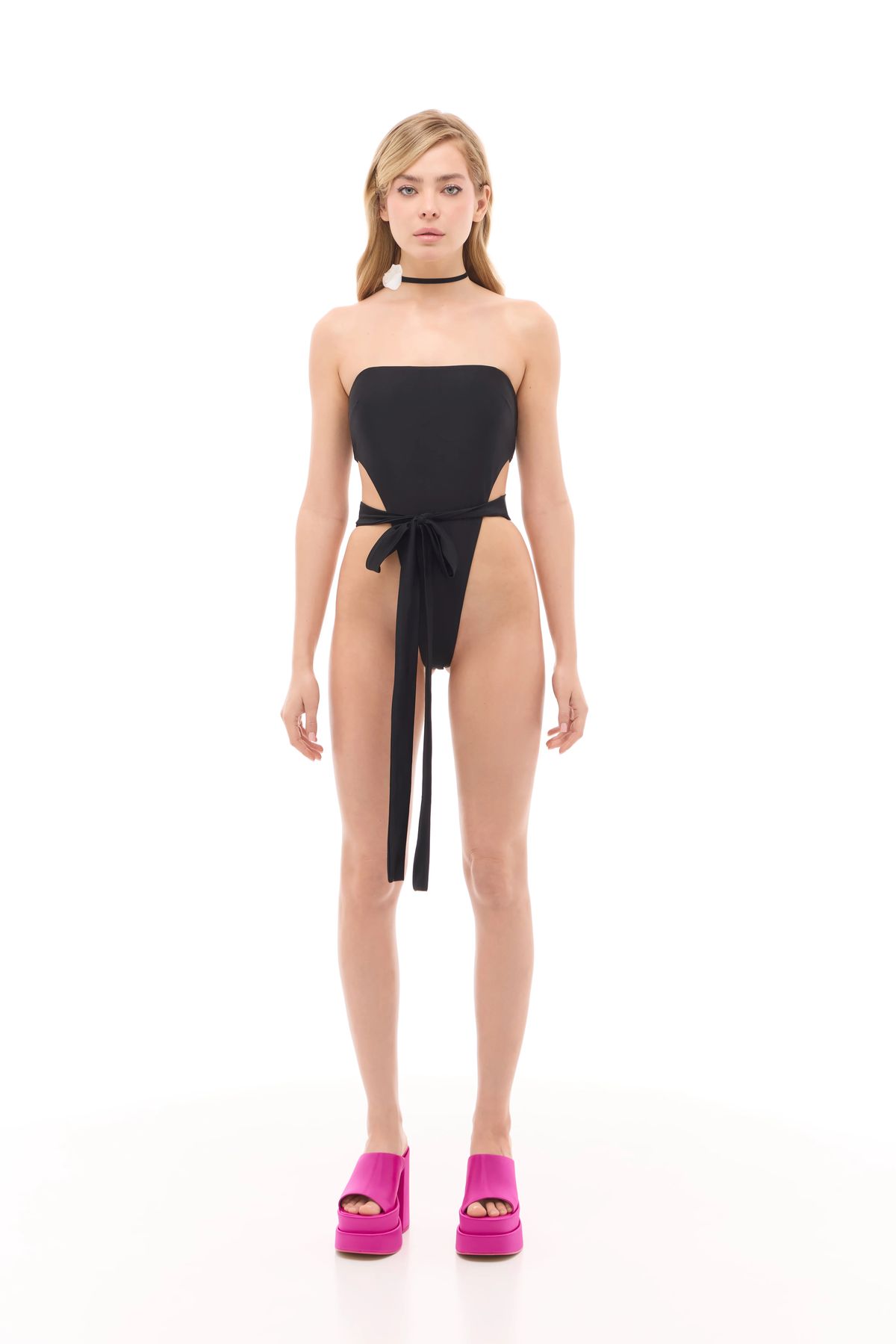 Jade – Black One-Piece Swimsuit