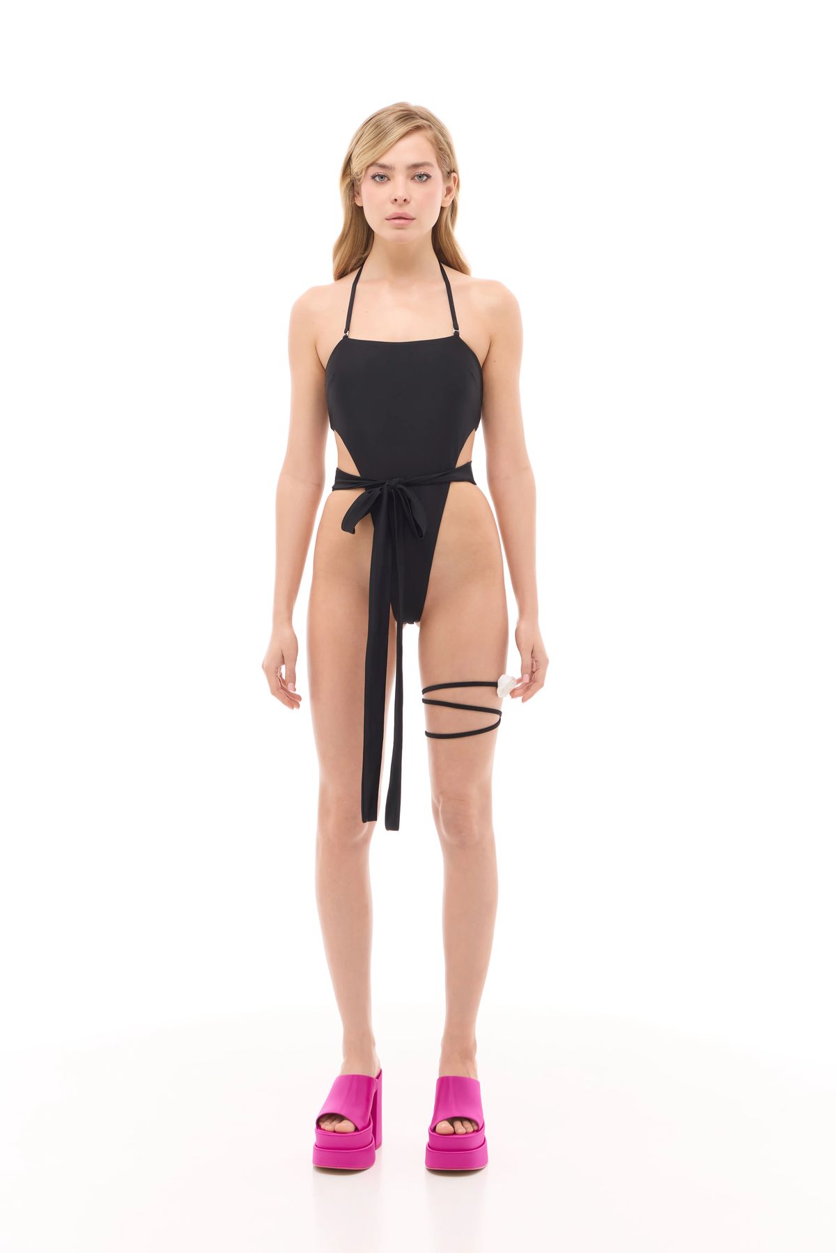 Jade – Black One-Piece Swimsuit — фото 3